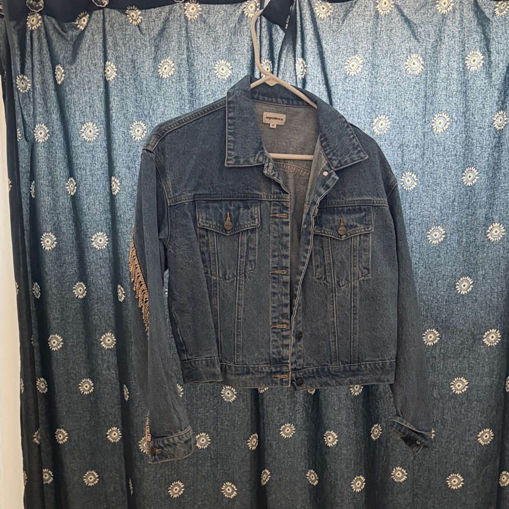 Superdown Raya Rhinestone Fringe Jacket - Picture 5 of 6